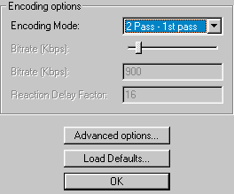 XviD - Encoding Options